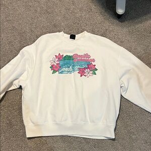 White PacSun crewneck sweatshirt